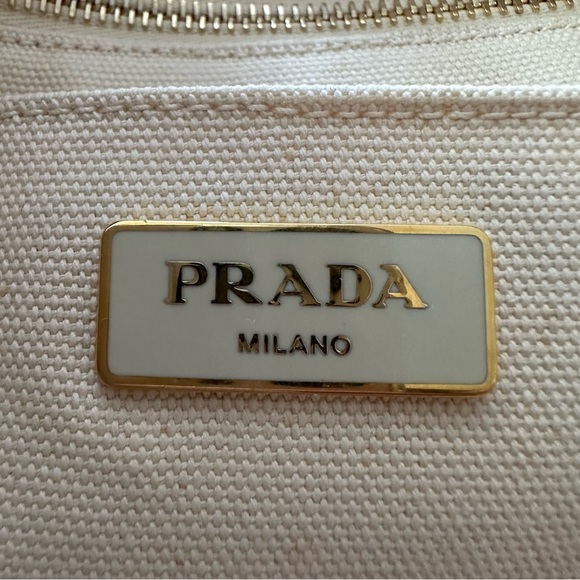 PRADA Canapa Logo Tote - Picture 11 of 15